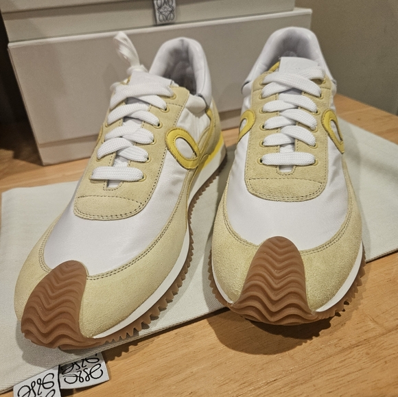 LOEWE Flow Runner Paula's Ibiza Suede Nylon Sneakers EU 40 - Picture 2 of 8